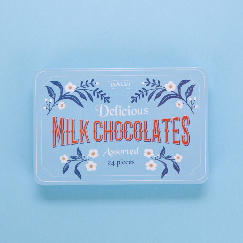 Sweet Treats Metal Notebook | Milk Chocolates