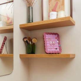 Wavy Jewellery Frame | Pink