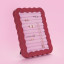 Wavy Jewellery Frame | Pink