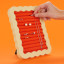 Wavy Jewellery Frame | Beige & Orange