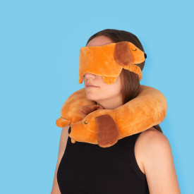 Dachshund Sleeping Mask | Brown