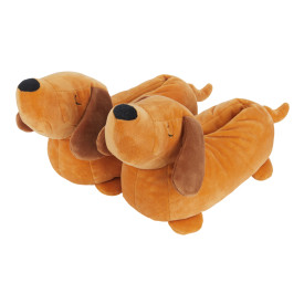 Dachshund Slippers | Brown | S/M