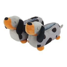 Dachshund Slippers | Grey | S/M