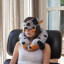 Dachshund Sleeping Mask | Grey