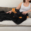 Cushion & Blanket | Dachshund | Black