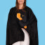 Cushion & Blanket | Dachshund | Black