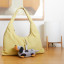 Dachshund Foldaway Shopping Bag & Charm | Grey