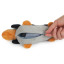 Dachshund Foldaway Shopping Bag & Charm | Grey
