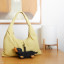 Dachshund Foldaway Shopping Bag & Charm | Black