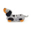 Dachshund Foldaway Shopping Bag & Charm | Grey