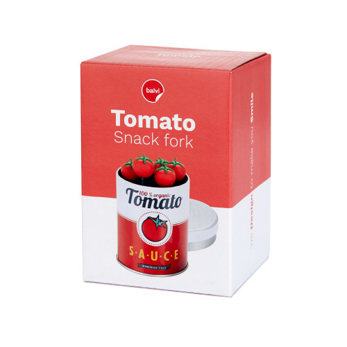 Tinned Snack Forks | Tomato | Set of 6