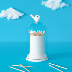Birdie Toothpick & Cotton Bud Dispenser