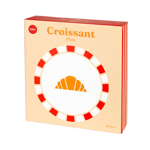 Croissant Plate | Red