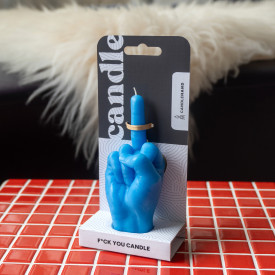 CandleHand | F*ck You Candle | Blue | Small