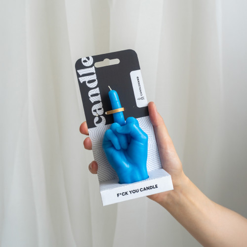 CandleHand | F*ck You Candle | Blue | Small CandleHand | F*ck You Candle | Blue | Small