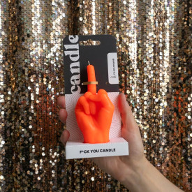CandleHand | F*ck You Candle | Orange | Small