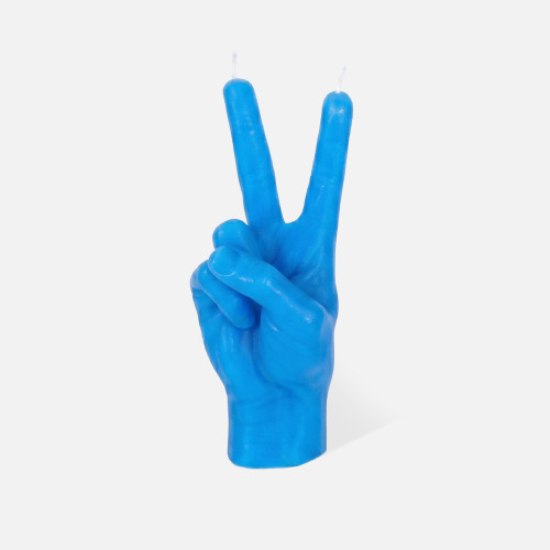 CandleHand | Peace Candle | Blue | Small CandleHand | Peace Candle | Blue | Small