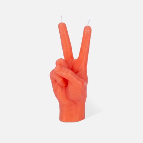 CandleHand | Peace Candle | Orange | Small CandleHand | Peace Candle | Orange | Small