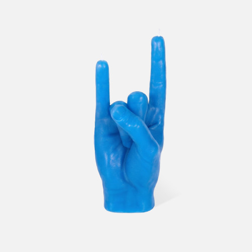 CandleHand | You Rock Candle | Blue | Small CandleHand | You Rock Candle | Blue | Small