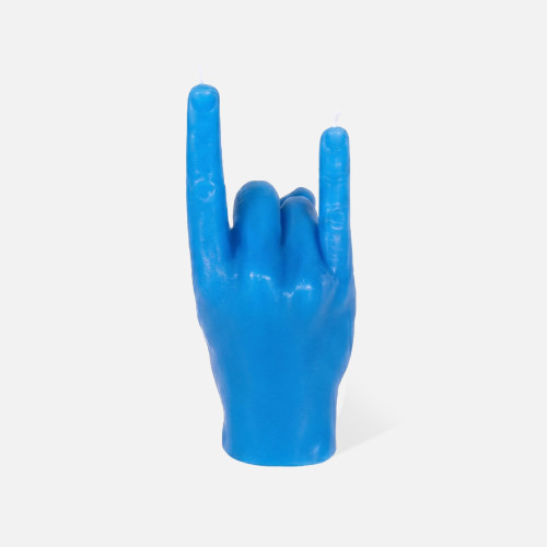 CandleHand | You Rock Candle | Blue | Small CandleHand | You Rock Candle | Blue | Small