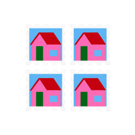 Helio Ferretti | Coasters | Casita | Set of 4