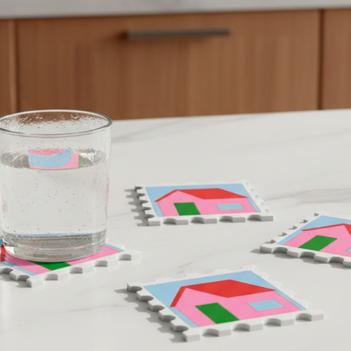 Helio Ferretti | Coasters | Casita | Set of 4 Helio Ferretti | Coasters | Casita | Set of 4