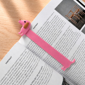 Helio Ferretti | Bookmark | Sausage Dog | Pink