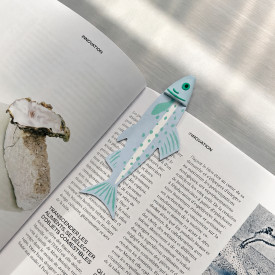 Helio Ferretti | Bookmark | Fish | Blue