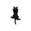 Helio Ferretti | Bookmark | Cat | Black Helio Ferretti | Bookmark | Cat | Black