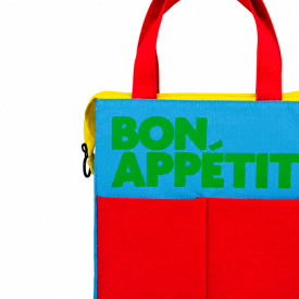 Helio Ferretti | Bon Appetit Lunch Bag | Blue Multicolour