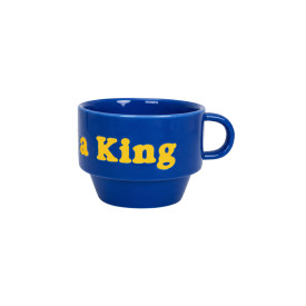Helio Ferretti | Stackable Mug | Drama King | Blue & Yellow
