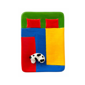 Helio Ferretti | Trinket Tray | Napping Dog | Multicolour