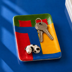 Helio Ferretti | Trinket Tray | Napping Dog | Multicolour