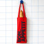 Helio Ferretti | Bon Appetit Wine & Baguette Tote Bag | Red Helio Ferretti | Bon Appetit Wine & Baguette Tote Bag | Red