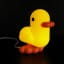 Canar Duck & Heart Bright Yellow LED Mood Light