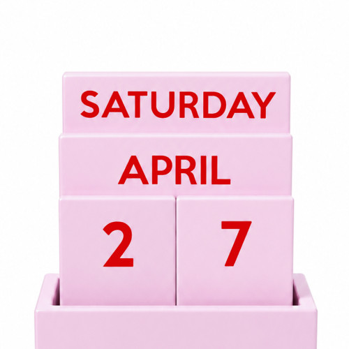 Helio Ferretti | Wooden Calendar | Purple Helio Ferretti | Wooden Calendar | Purple