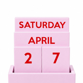 Helio Ferretti | Wooden Calendar | Purple