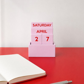 Helio Ferretti | Wooden Calendar | Purple