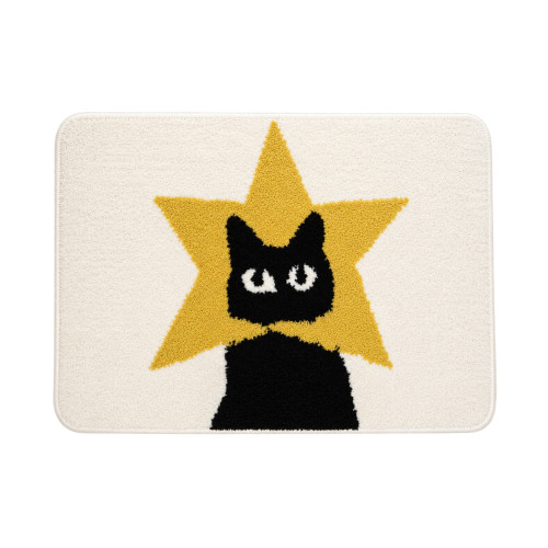 Helio Ferretti | Bath Mat | Cat Superstar | Green Helio Ferretti | Bath Mat | Cat Superstar | Green