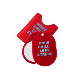 Helio Ferretti | Pocket Mirror | More Chill... | Red