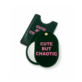 Helio Ferretti | Pocket Mirror | Cute But Chaotic | Dark Green