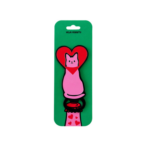 Helio Ferretti | Magnetic Bottle Opener | Heart Cat Helio Ferretti | Magnetic Bottle Opener | Heart Cat
