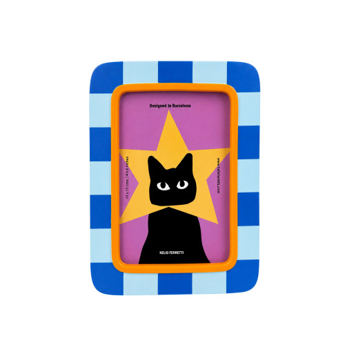 Helio Ferretti | Photo Frame | Retro Superstar Cat Helio Ferretti | Photo Frame | Retro Superstar Cat