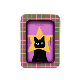 Helio Ferretti | Photo Frame | Stripe Superstar Cat