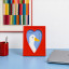 Helio Ferretti | Photo Frame | Heart | Red Helio Ferretti | Photo Frame | Heart | Red