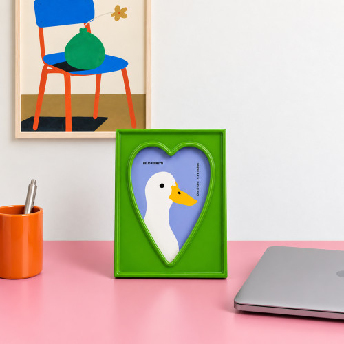 Helio Ferretti | Photo Frame | Heart | Green Helio Ferretti | Photo Frame | Heart | Green