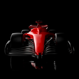 Chocli Metalmorphose Collection | LUXE Formula One Red Racing Car Keyring