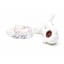 Canar White Graffiti Duck Wall Money Bank