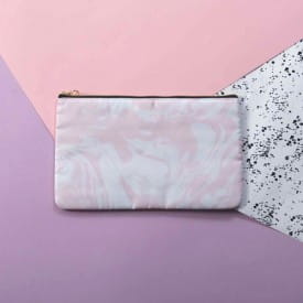 Studio Sweet & Sour Pink Marble Make Up Bag