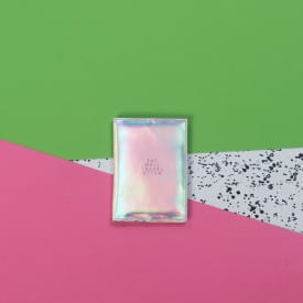 Studio Sweet & Sour Holographic Silver Passport Holder